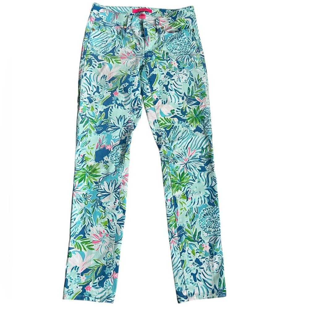 Lilly Pulitzer South Ocean Skinny Jeans Size 0